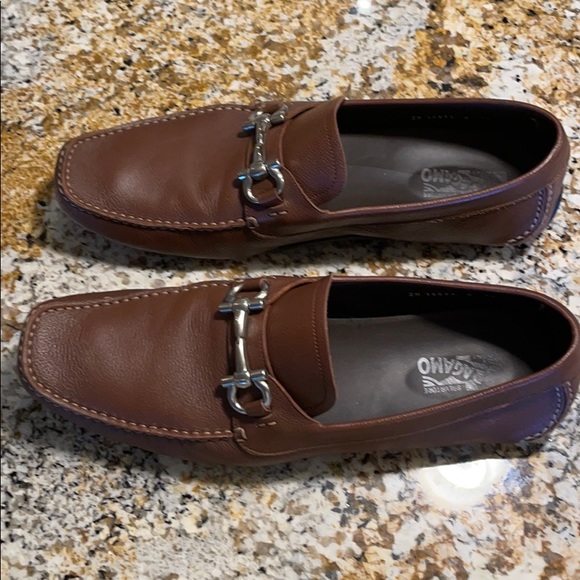 Ferragamo drivers size 14 D, milk chocolate brown main image 9